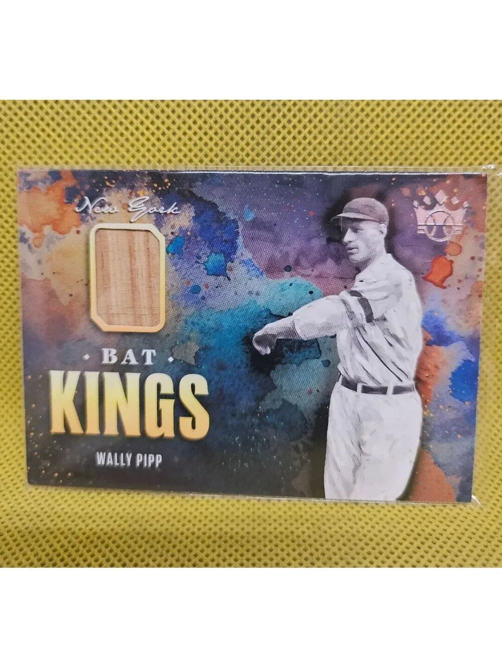 Wally Pipp - 2021 Panini Bat Kings Game used bat card #BK-WP - NY Yankees